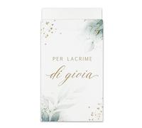 Pochette Italienne “per lacrime di gioia” Cadeau Invité pour Mariage (100)