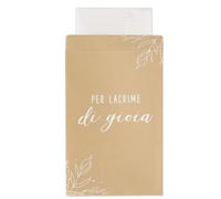 Pochette Italienne “per lacrime di gioia” Cadeau Invité pour Mariage (100)