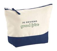 Pochette Je Deviens Grand Frere - Pouch - Idée Pochette Rangement Cadeau Anniversaire Fête Original Famille Travail Départ Collègue Retraite Noël. - Gris&Vert - 2