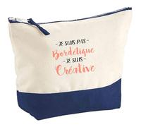 Pochette Je suis Pas bordélique | Pouch | Idée Trousse Toilette Maquillage Cadeau Anniversaire Fête Original Famille Travail Départ Collègue Retraite