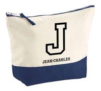 Pochette Jean-Charles Lettre Sport | Grand Format | Idée Cadeau Prénom Style Basket Université Anniversaire Oncle Parrain Beau Papa Collègue Départ Retraite Noël