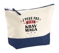 Pochette J'peux Pas J'Ai Krav Maga - Pouch - Idée Pochette Rangement Cadeau Anniversaire Fête Original Famille Travail Départ Collègue Retraite Noël.