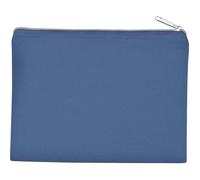 Pochette - KIMOOD - KI0721 - Coton canvas - Bleu et gris - Modèle moyen