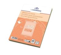 Pochette kraft milleraies brun 162 x 229 mm La Couronne 90 g sans fenêtre - Boîte de 50