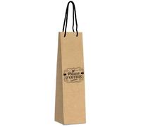Pochette kraft vin "plaisir..."/