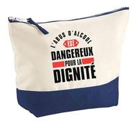 Pochette L’abus d’Alcool | Pouch | Idée Trousse Toilette Maquillage Cadeau Anniversaire Fête Original Famille Travail Départ Collègue Retraite
