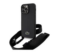 Pochette Lacoste LCHCP15XSPVCK Iconic Petit Pique Crossbody Noir - iPhone 15 Pro Max