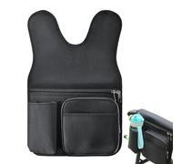 Pochette latérale de camping - Sac d'accoudoir portable, organiseur utilitaire noir | Accessoire léger et résistant à l'usure, rangement de voyage polyvalent, équipement pratique, support compact