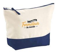 Pochette Le Meilleur Formateur du Monde | Pouch | Idée Trousse Toilette Maquillage Cadeau Anniversaire Fête Original Famille Travail Départ Collègue Retraite