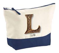 Pochette Loïs Lettre Viking | Grand Format | Idée Cadeau Prénom Motard Jeux de Rôle Vidéo Anniversaire Oncle Parrain Beau Papa Collègue Départ Retraite Noël