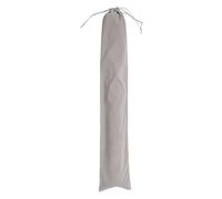 Pochette Longue en Flanelle Grise à Cordon pour Instrument à Vent | Format 14x75cm, Fermeture Renforcée, Protection Anti-poussière, Usage en Concert pour Musiciens