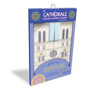 Pochette - Ma cathédrale à déplier, colorier et décorer !: avec un dépliant à compléter, une planche d'autocollants et un livret