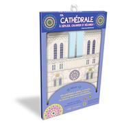 Pochette - Ma cathédrale à déplier, colorier et décorer !: avec un dépliant à compléter, une planche de stickers et un livret