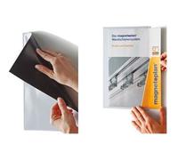 Magnétoplan pochette magnétique a4 face transparente dos aimanté jusquà 10 feuilles 1120100 G
