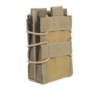 Pochette Magnétique Ouverte Molle,Porte-revues Tactique Simple/Double avec Sangles Élastiques pour M4 M14 M16 G36 AR15