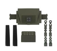 Pochette MéDicale Micro IFAK 2 en 1, Petite Trousse de Premiers Secours Compacte Molle, Pochettes Tactiques pour Ceinture de Traumatologie(Green)