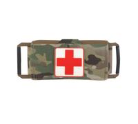 Pochette Médicale Tactique pour Traumatismes, Organisateur MOLLE 2 Pièces | Nylon, Éléments élastiques, Design fendu à accès rapide, Poche intérieure amovible, Organisation(MC)
