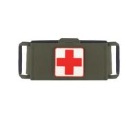 Pochette Médicale Tactique pour Traumatismes, Organisateur MOLLE 2 Pièces | Nylon, Éléments élastiques, Design fendu à accès rapide, Poche intérieure amovible, Organisation(Green)