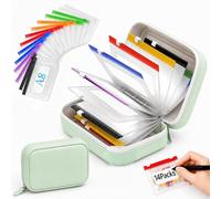 Pochette Medicaments Voyage avec 14 Sachets CodéS par Couleur, Kit Organisateur étanche, Pochettes ZippéEs Ppour Médicaments, Pilulier Voyage pour Vitamines et Comprimé