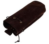 Pochette Médiévale à Cordon Style Renaissance en Suédine Marron | Rangement Pratique, Look Cosplay Complet, pour Théâtre, Festival et Cartes, Mouchoirs