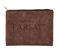 Pochette MEN 20x15 cm marron Brun