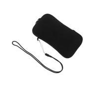 Pochette Menstruelle à Fermeture Éclair Noire en Polyester | Fermeture Éclair Renforcée, Doublure Intérieure Lisse, Résistante à L'usure, pour Salles Partagées et Gym