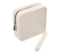 Pochette Menstruelle Compacte et Portable en Silicone Bleue | Format Pratique Quotidien, Fermeture Éclair, Pensée pour Jeunes Filles et Adolescentes