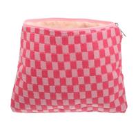 Pochette Menstruelle Portable Rose Compacte en Tissu Fermeture Éclair | Usage Quotidien, Protection Vie Privée, Format Mini Multi-usage