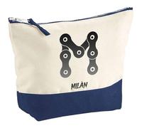 Pochette Milàn Lettre Chaine Mécanique | Grand Format | Idée Cadeau Prénom Motard Biker Mob Anniversaire Oncle Parrain Beau Papa Collègue Départ Retraite Noël