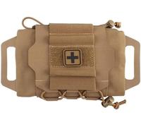 Pochette Militaire Tactique Molle à déploiement Rapide, Trousse de Premiers Secours, Sac de Survie en Plein air, Sac d'urgence, Camping