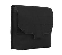 Pochette Molle Mini GP, Pochette Utilitaire Tactique pour Équipement Porte-Quotidien, Micro Pochette Polyvalente pour Lampe Torche, Porte-Bouchons d'oreille et Petits Objets Essentiels(Black)