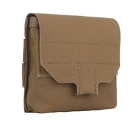 Pochette Molle Mini GP, Pochette Utilitaire Tactique pour Équipement Porte-Quotidien, Micro Pochette Polyvalente pour Lampe Torche, Porte-Bouchons d'oreille et Petits Objets Essentiels(Brown)