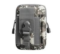 Pochette Molle multifonctionnelle, Sac Banane Tactique, étui de Ceinture, Portefeuille, Sac à Main, étui pour téléphone (ACU)