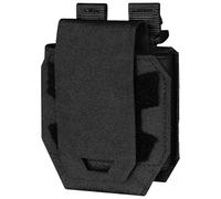 Pochette Molle pour Menottes, Holster en Nylon résistant pour Ceinture de Service, Accessoires pour Gilet armé avec Fermeture autoagrippante, Ouverture Rapide, Format Compact, Noir