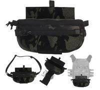 Pochette Molle Tactique avec Cerceau et Boucle, Kit de Transport sous-Abdominal, Sac (Compact) for Gilet de Plate-Forme de Poitrine(Mcbk)