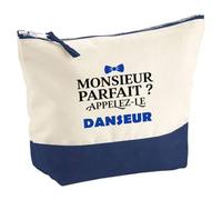 Pochette Monsieur Parfait Danseur - Pouch - Idée Pochette Rangement Cadeau Anniversaire Fête Original Famille Travail Départ Collègue Retraite Noël.