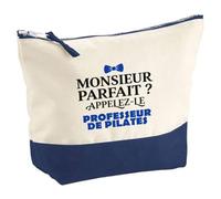 Pochette Monsieur Parfait Professeur de Pilates - Pouch - Idée Pochette Rangement Cadeau Anniversaire Fête Original Famille Travail Départ Collègue Retraite Noël.
