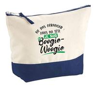 Pochette Ne Pas déranger dans ma tête Je suis au Boogie-Woogie | Pouch | Idée Trousse Toilette Maquillage Cadeau Anniversaire Fête Original Famille Travail Départ Collègue Retraite