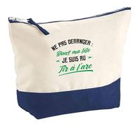 Pochette Ne Pas déranger dans ma tête Je suis au tir à l’Arc | Pouch | Idée Trousse Toilette Maquillage Cadeau Anniversaire Fête Original Famille Travail Départ Collègue Retraite
