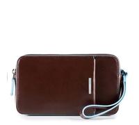 Pochette necessaire Piquadro uomo in pelle Blue Square