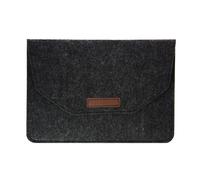 Pochette Noire Ordinateur Portable 11'' Feutrine Intérieur Soft Touch