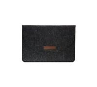 Pochette Noire Ordinateur Portable 11'' Feutrine Intérieur Soft Touch