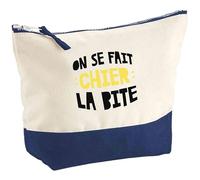 Pochette on se Fait | Pouch | Idée Trousse Toilette Maquillage Cadeau Anniversaire Fête Original Famille Travail Départ Collègue Retraite