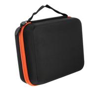 Pochette Orange de Antichoc Rangement pour Flacons D’Huile, Essentielle | Eva, Fermeture Zippée, Compartiments Intérieurs, Format Portable pour Petites Bouteilles