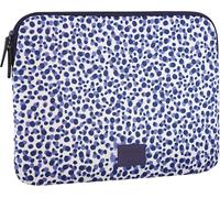 Pochette Ordinateur En Plastique Recyclé Rpet, Compatible Macbook Air 13 Pouces Et Pc 14-15 Pouces, Housse Ordinateur 14 Pouces Antichoc, Design Bleu Durable - Modèle Blueberry[ORD624081] Bleu