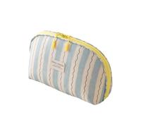 Pochette organisateur de sous-vêtements, Blue | de rangement à fermeture éclair rayé en polyester pour l ' emballage de valises, le des tiroirs,