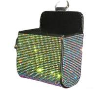 Pochette Organisateur pour voiture Strass 13x8.8cm Pour Grille | MatÃ©riau Ã©lÃ©gant colorÃ© Utilisation pour cartes et accessoires Installation simple et large compatibilitÃ©