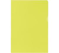 Pochette Oxford Premium DIN A4 PVC transparent jaune 25 pochettes