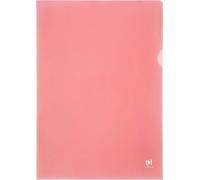 Pochette Oxford Premium DIN A4 PVC transparent rouge 25 pochettes