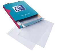 Pochette Oxford standard DIN A4 PP 0,09 mm transparent ouvert en haut 100 pochettes